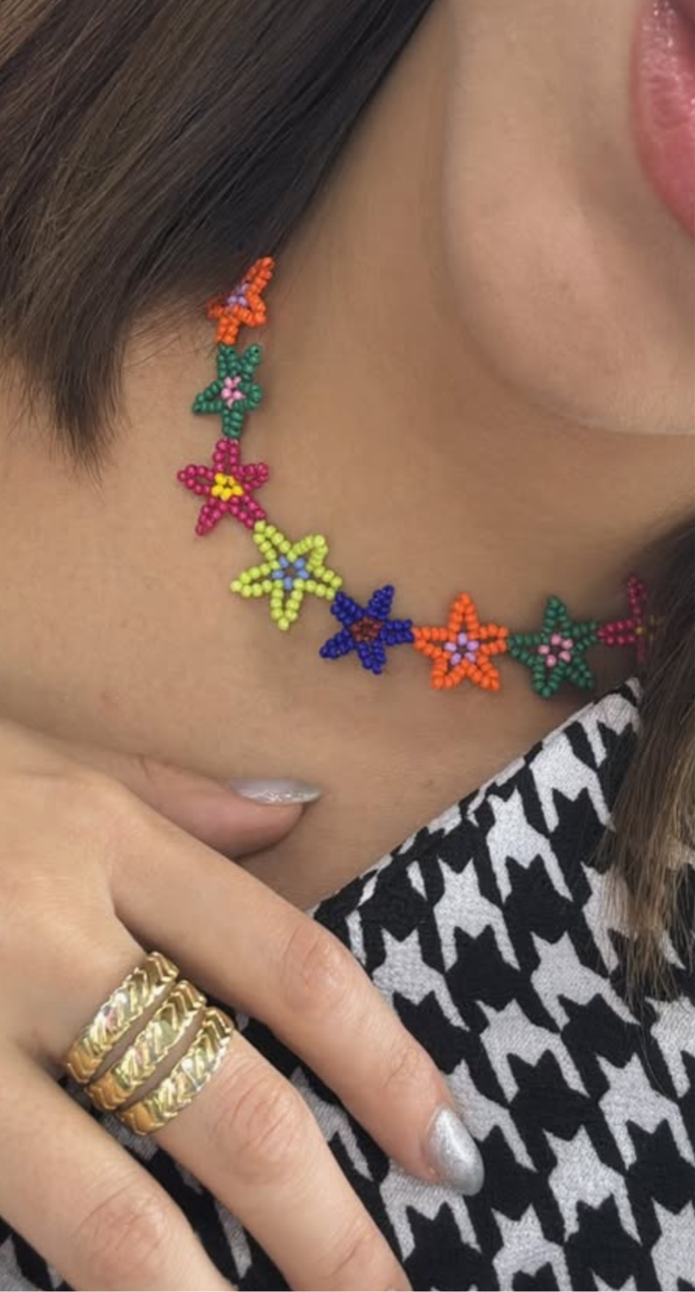 COLLAR ESTRELLAS MARINA