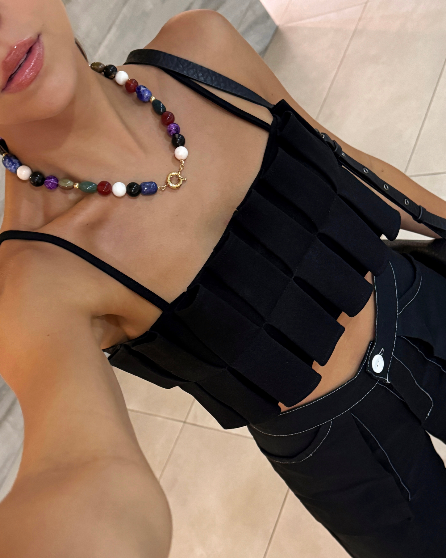 COLLAR PIEDRAS MULTICOLOR