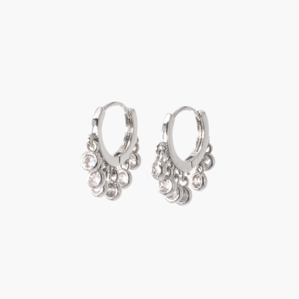 ARGOLLAS PLATEADAS CON MINI DIJE
