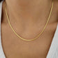 COLLAR TIPO SERPIENTE DELGADO DORADO