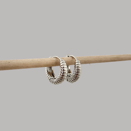 ARGOLLAS PLATEDAS SERPIENTE