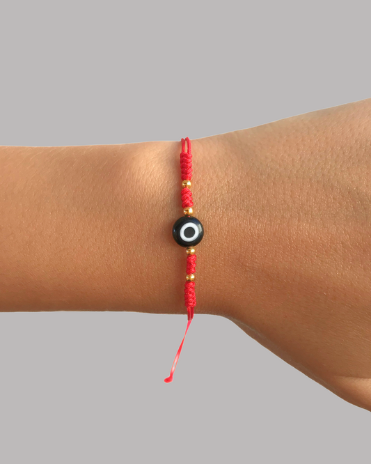 PULSERA HILO OJO TURCO NEGRO