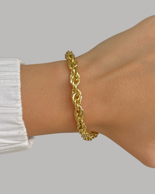 PULSERA ENTORCHADA GRUESA