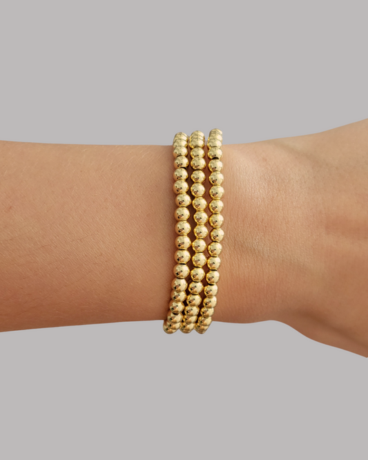 SET DE BALINES DORADOS GRANDES