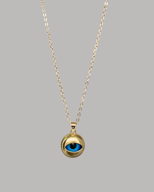 COLLAR DORADO OJO TURCO