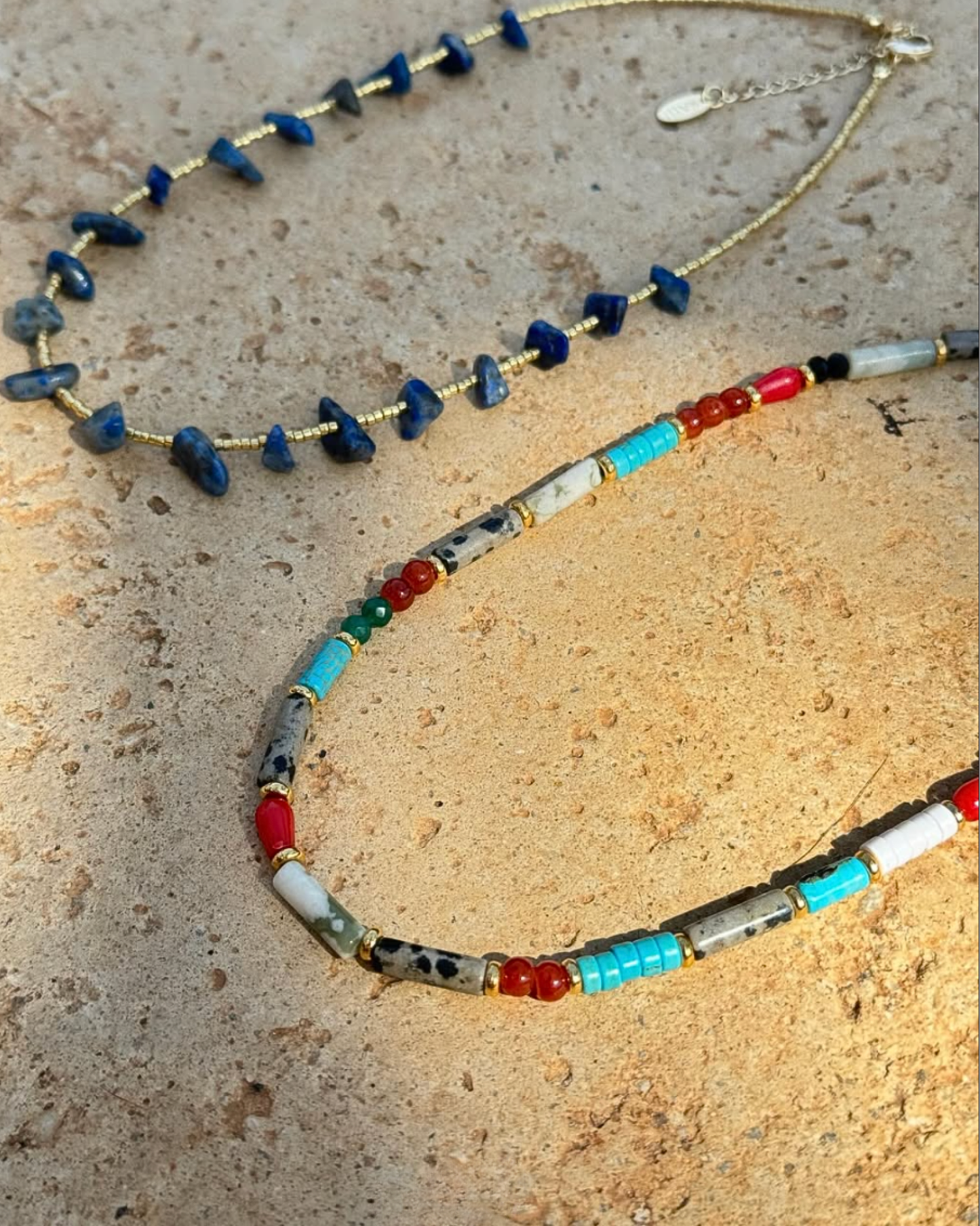 COLLAR PIEDRAS NATURALES MULTICOLOR