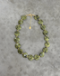 COLLAR PIEDRAS JASPE OLIVA