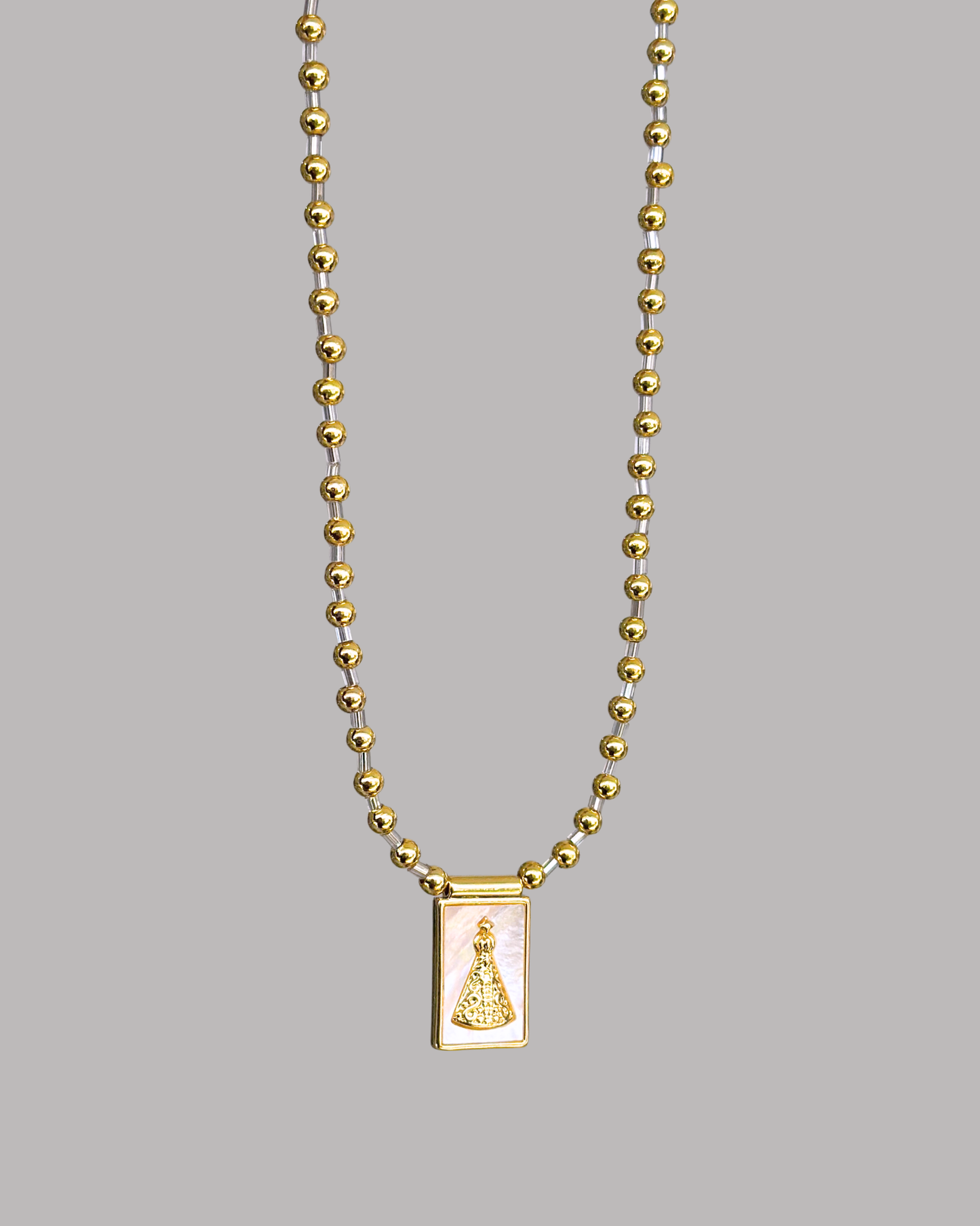 COLLAR ESCAPULARIO VIRGEN DEL VALLE Y BALINES