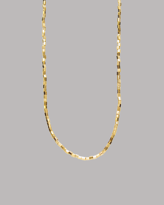 COLLAR DE CANUTILLOS DORADOS