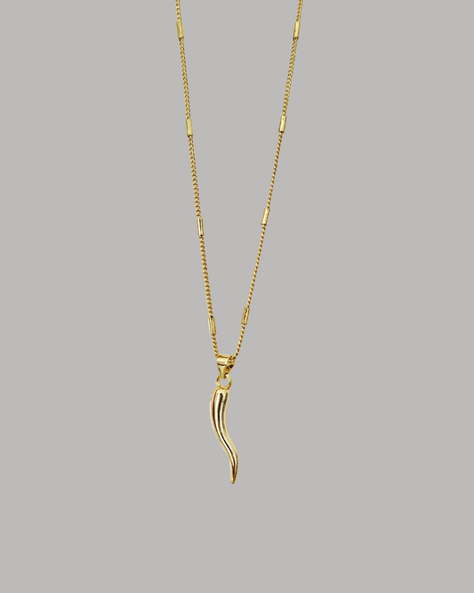 COLLAR CORNICELLO DORADO
