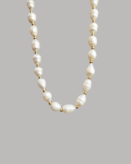 COLLAR PERLAS GRANDES Y MINI BALINES