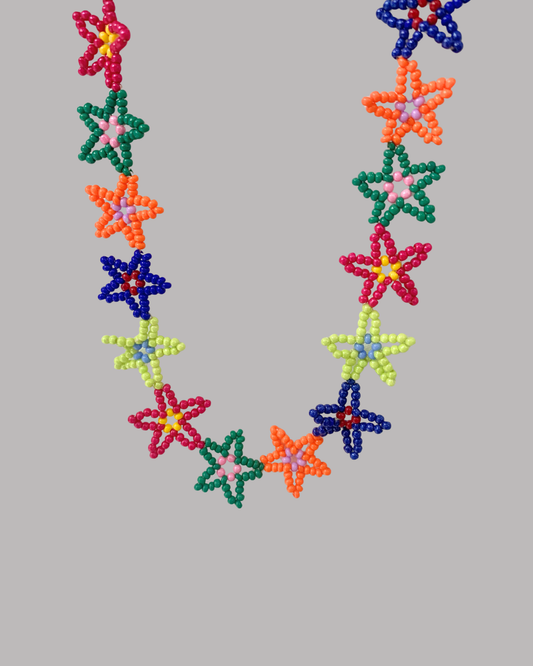 COLLAR TEJIDO DE ESTRELLAS