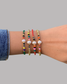 SET 4 PULSERAS DE BALINES, PERLAS Y COLORES