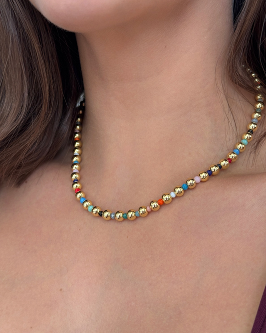 COLLAR BALINES MEDIANOS MULTICOLOR