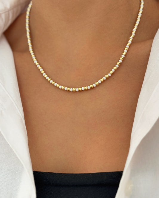 COLLAR BALINES CREMA