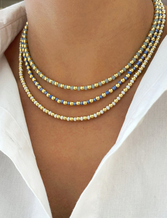 COLLAR BALINES AZUL CLARO